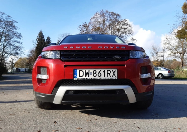 Land Rover Range Rover Evoque cena 72900 przebieg: 151000, rok produkcji 2013 z Wrocław małe 92